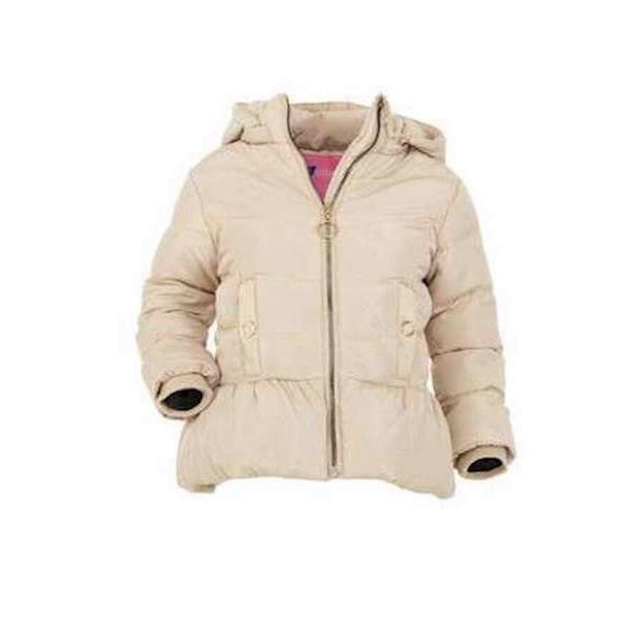 Geaca Nature, cu gluga, bleumarin, Bej