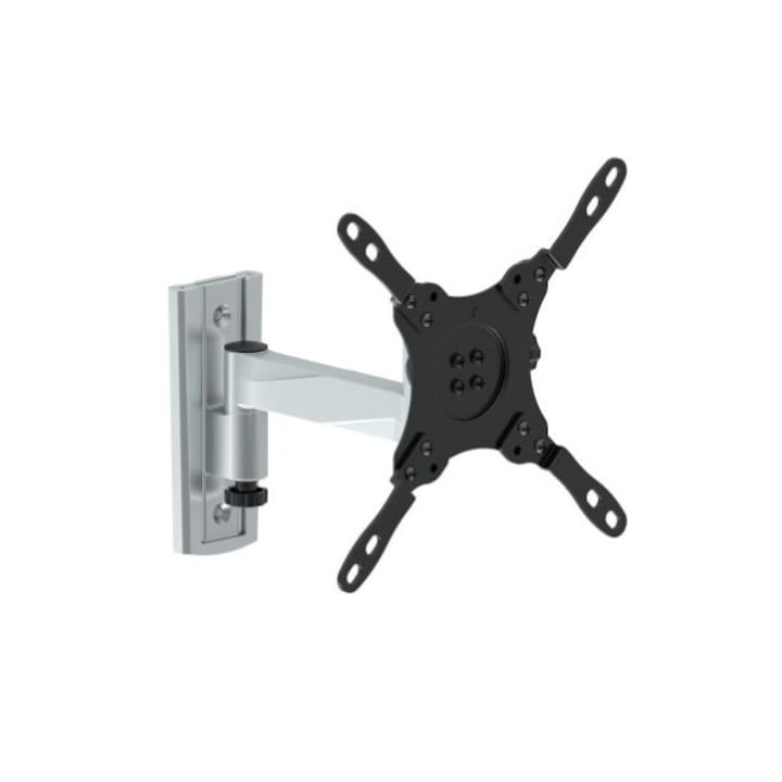 TV Stand Equip 650106, 13" - 42", 15 кг, черен/сребрист