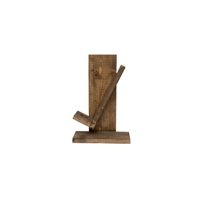 Suport pentru sticle vin, Mervent, 25x33x13 cm, palisandru