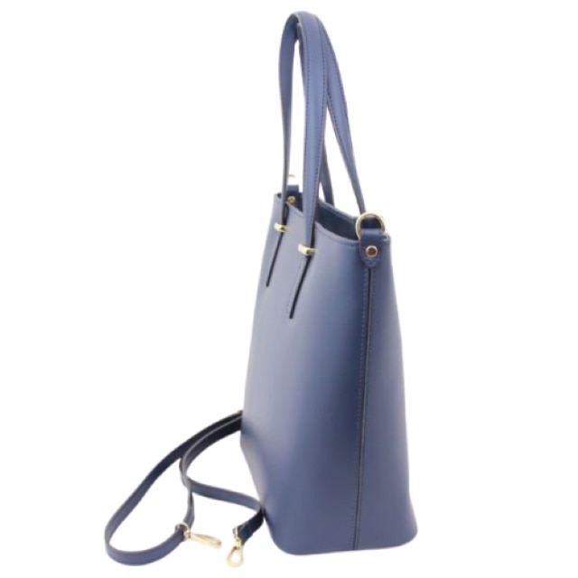 Geanta dama caza pelletteria piele naturala albastra