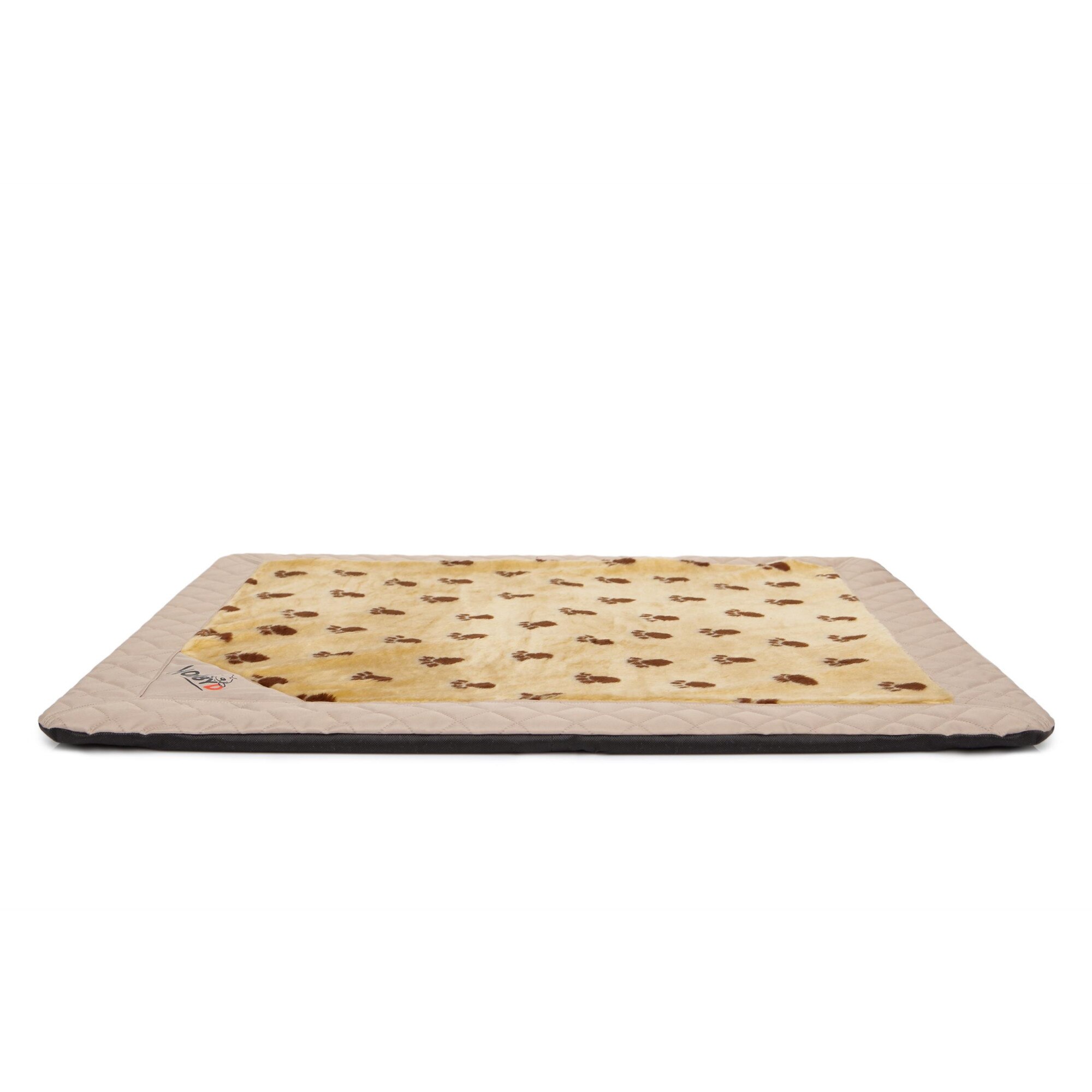 Saltea pentru animale de companie, Bej cu labe Hobbydog, Marimea XL - 110x90 cm