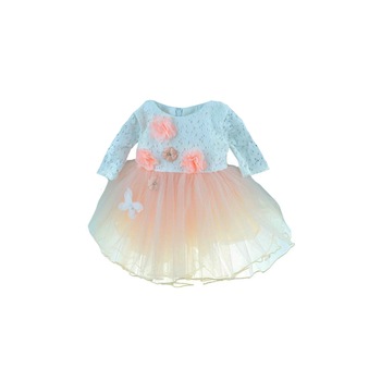 Rochita eleganta pentru fete Colibri RFC-4, Coral, 62 Rochita eleganta pentru fete Colibri RFC-4, Coral, 62