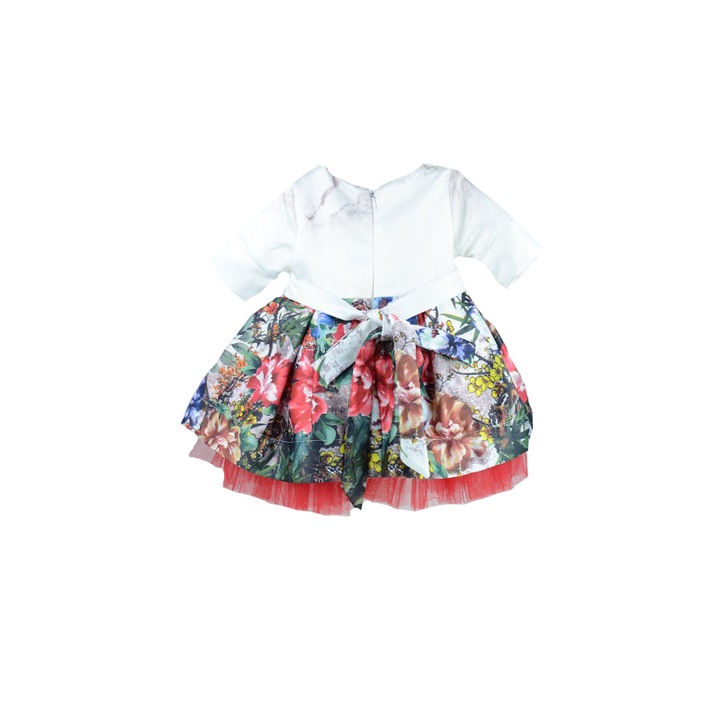 Rochie eleganta pentru fete Colibri 280MLC, Multicolor, 92 cm