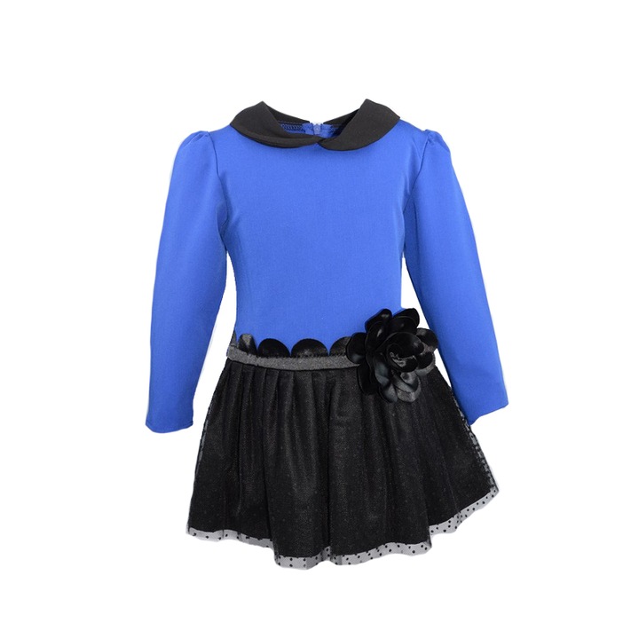 Rochita pentru fete Mini Junior 3709B-92, Bleumarin 92 CM