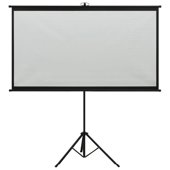 Ecran de proiectie cu trepied, vidaXL, Tesatura, 90 Ecran de proiectie cu trepied, vidaXL, Tesatura, 90