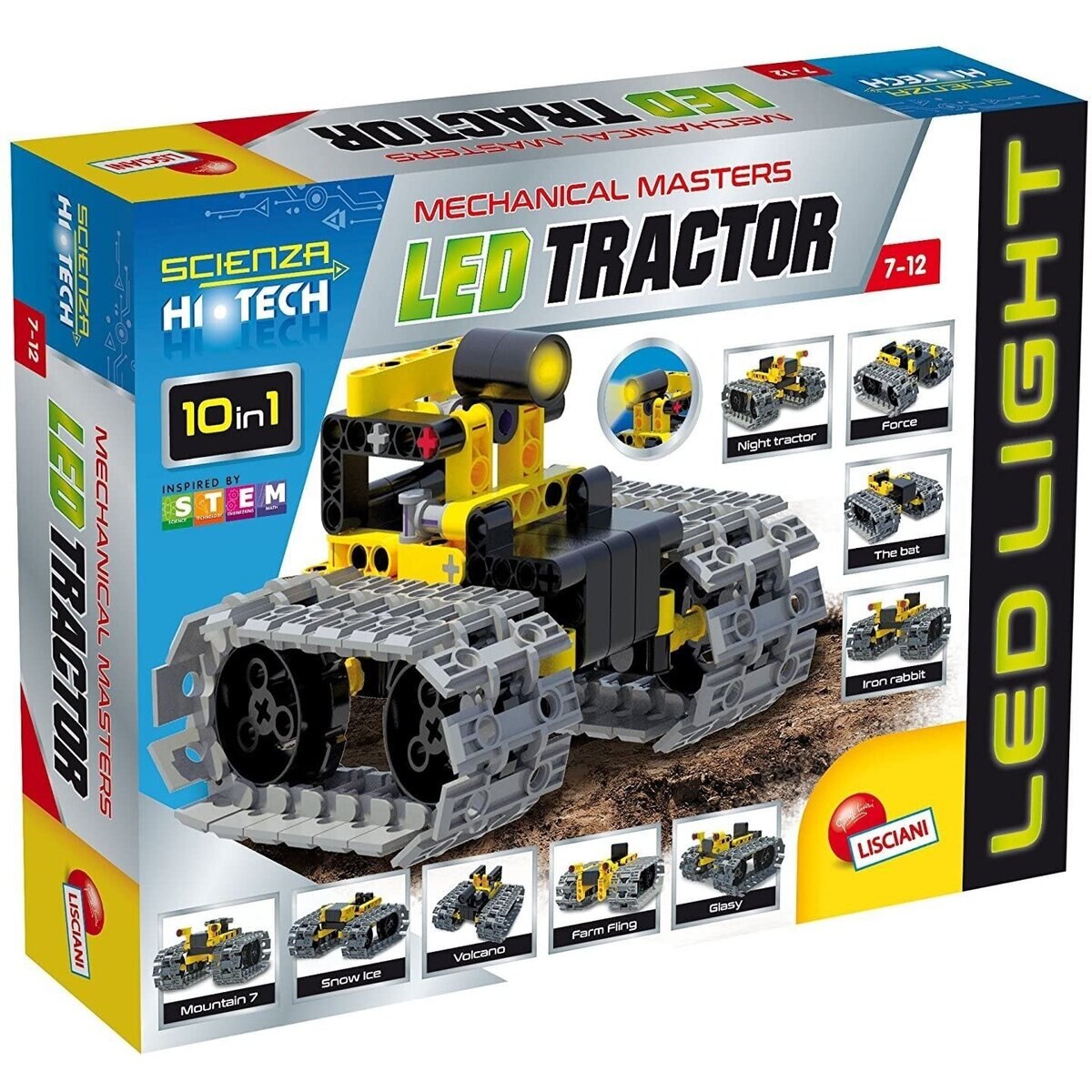 Set STEM 10 in 1 Tractor cu LED