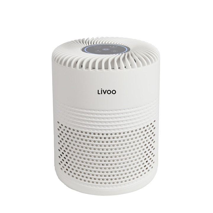 Purificator aer, realizat din plastic, 52 W, 3 viteze, 230V, 204 mc/h, 69 x 27 x 17,6 cm, suprafata de acoperire 25mp, negru