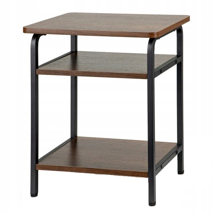 Masa de cafea ModernHome, 3 niveluri, 47,5 x 30 x 40 cm, metal + MDF