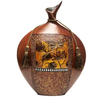 Vaza ATIBA, 40 cm, realizata manual din rasina Vaza ATIBA, 40 cm, realizata manual din rasina