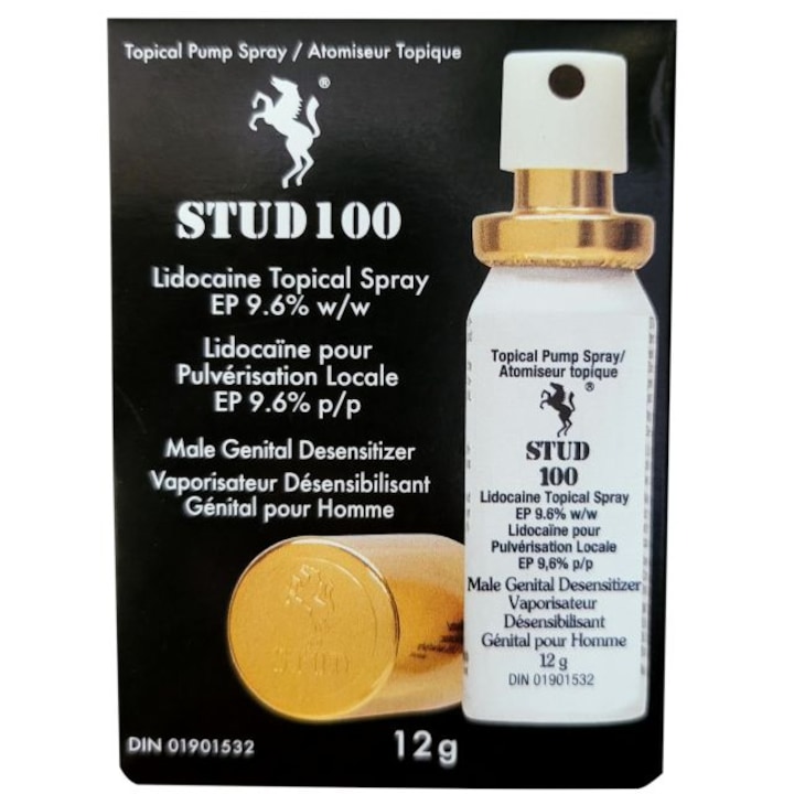 Stud 100 korai magömlés elleni spray, férfiaknak, 12 g