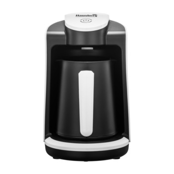 Aparat pentru preparat cafea turceasca Hausberg HB-3800AB, 1 recipient, 400W, avertizare sonora si luminoasa, Alb/Negru Aparat pentru preparat cafea turceasca Hausberg HB-3800AB, 1 recipient, 400W, avertizare sonora si luminoasa, Alb/Negru
