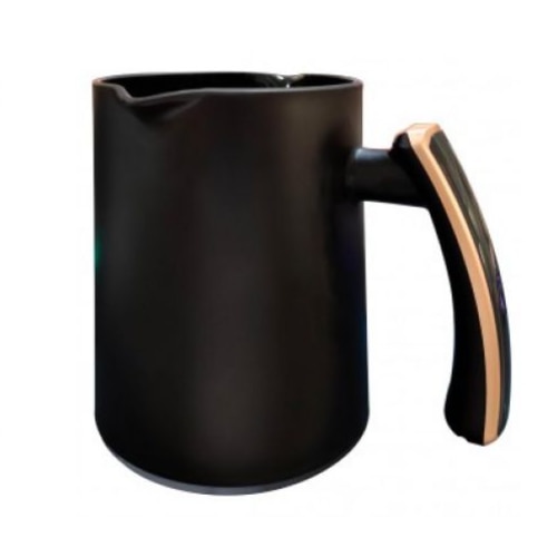 Aparat pentru preparat cafea turceasca Hausberg HB-3820AU, 2 recipiente, 400+400 W, avertizare sonora si luminoasa, Auriu/Negru