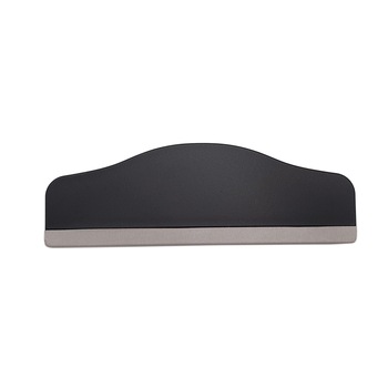 Spatula din plastic si material textil pentru aplicat folii de protectie, 17.6 cm, negru Spatula din plastic si material textil pentru aplicat folii de protectie, 17.6 cm, negru