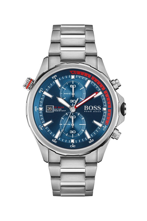 Boss Hugo Boss, Ceas analog cronograf, Argintiu inchis