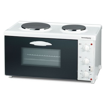 Cuptor electric cu plita dubla, 2500W, capacitate 22 litri, Rommelsbacher, TK2505 Cuptor electric cu plita dubla, 2500W, capacitate 22 litri, Rommelsbacher, TK2505
