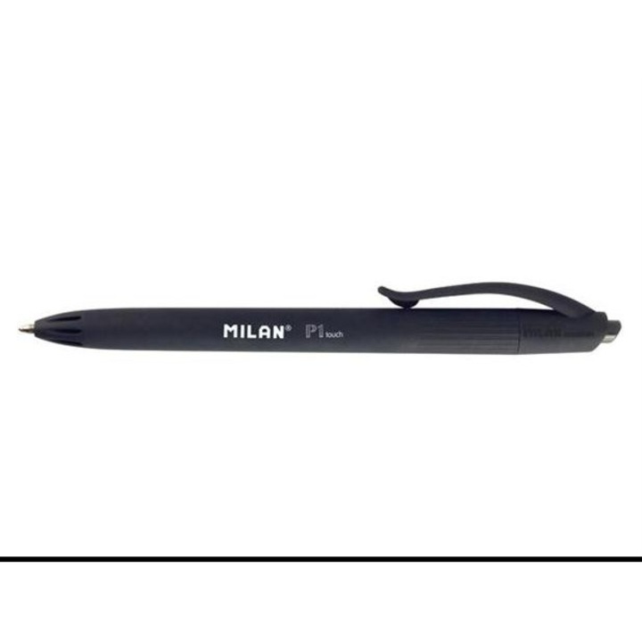 Milan Химикалка P1 Touch, автоматична, 1.0 mm, черна