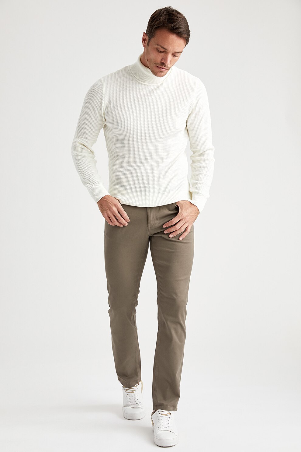 DeFacto, Pantaloni drepti, Maro camel