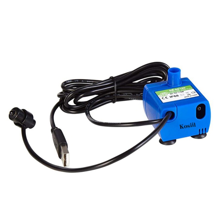 Pompa pentru fantana de animale, Kosiil®, 1,7 x 1,8 x 1,8 inci, Albastru