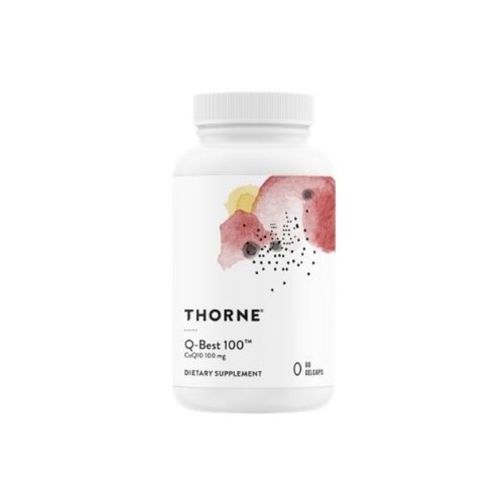 Supliment alimentar Thorne Research Q-Best 100, Coenzima Q10 100mg, 60 Capsule