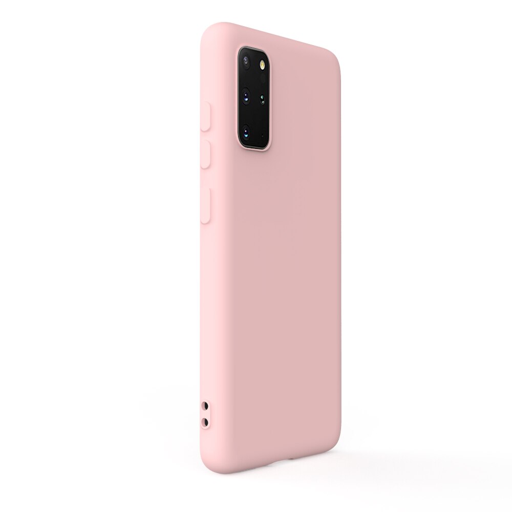 Husa Lemontti Silicon Soft Slim Samsung Galaxy S20 Plus, Pink Sand