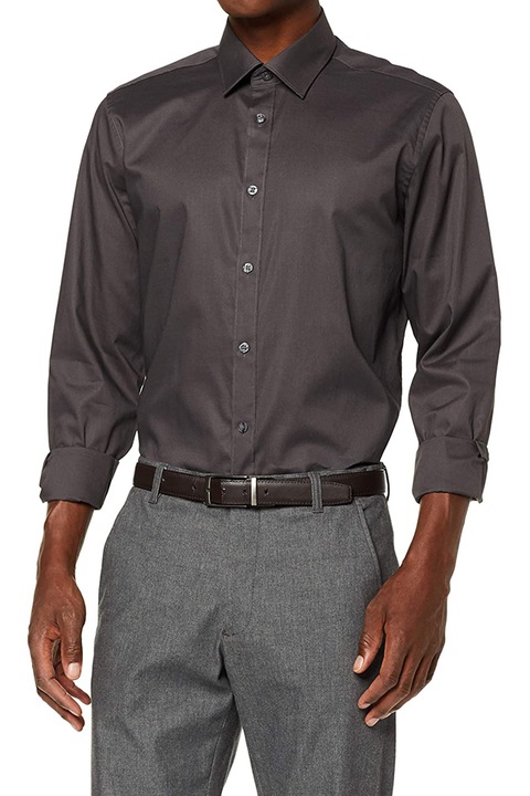 Camasa bumbac barbati Find, gri carbune, Gri carbune, S