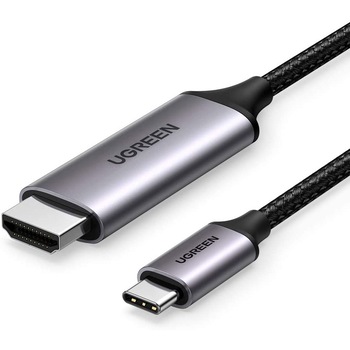 Cablu UGREEN USB C la HDMI 4K 60HZ USB tip C Thunderbolt 3 adaptor HDMI cablu impletit pentru Macbook Pro, Samsung S10 Note 9 S9 S8 Plus Note 8, iMac 2017, Chromebook Pixel, LG V30 V20 G5, Dell XPS 15 13, 6FT Cablu UGREEN USB C la HDMI 4K 60HZ USB tip C Thunderbolt 3 adaptor HDMI cablu impletit pentru Macbook Pro, Samsung S10 Note 9 S9 S8 Plus Note 8, iMac 2017, Chromebook Pixel, LG V30 V20 G5, Dell XPS 15 13, 6FT