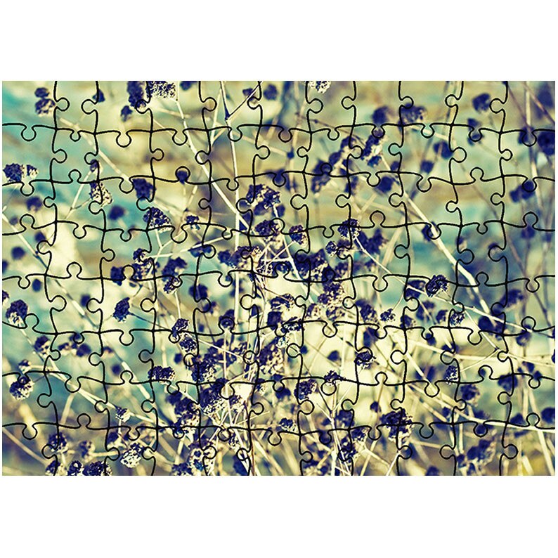 Puzzle Heartwork 96 piese, Tulpini uscate de ierburi, toamna, Latime 40,5 cm x Inaltime 28,7 cm