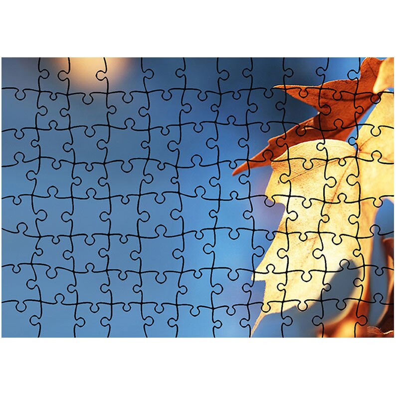 Puzzle Heartwork 96 piese, Lumina blanda albastra, toamna, Latime 40,5 cm x Inaltime 28,7 cm