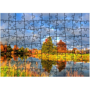 Puzzle Heartwork 96 piese, Cladiri si natura , toamna, Latime 40,5 cm x Inaltime 28,7 cm Puzzle Heartwork 96 piese, Cladiri si natura , toamna, Latime 40,5 cm x Inaltime 28,7 cm