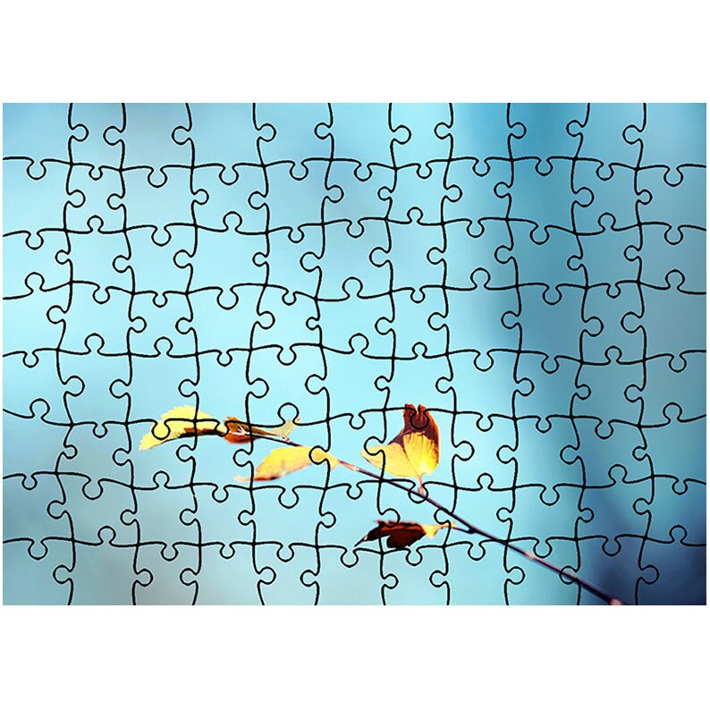 Puzzle Heartwork 96 piese, Minimalist in apropierea toamnei, toamna, Latime 40,5 cm x Inaltime 28,7 cm