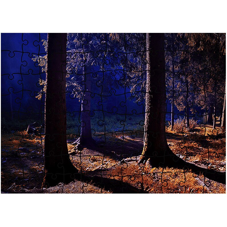 Puzzle Heartwork 96 piese, Intunecare, toamna, Latime 40,5 cm x Inaltime 28,7 cm