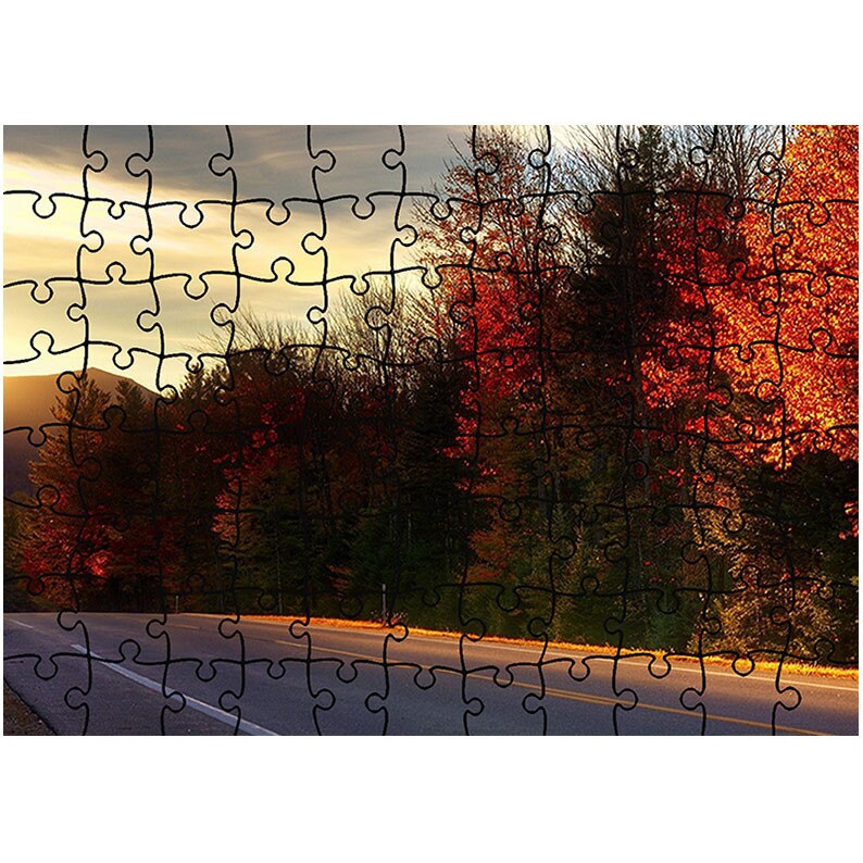 Puzzle Heartwork 96 piese, Ultimele raze, toamna, Latime 40,5 cm x Inaltime 28,7 cm