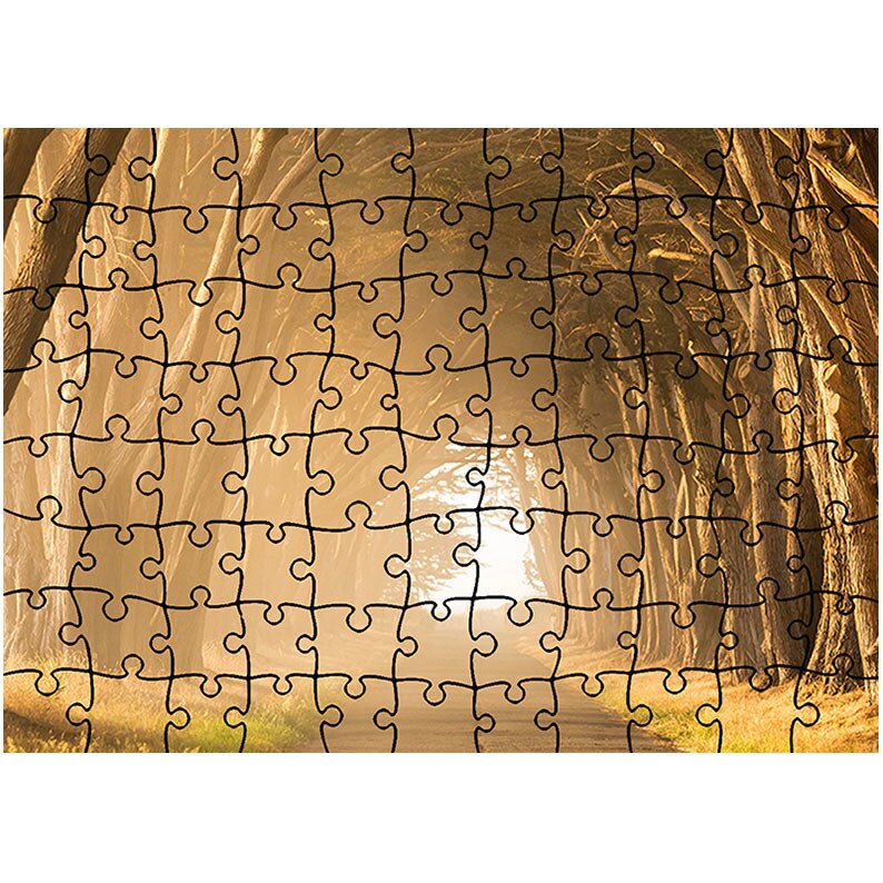 Puzzle Heartwork 96 piese, Imbratisarea copacilor, toamna, Latime 40,5 cm x Inaltime 28,7 cm