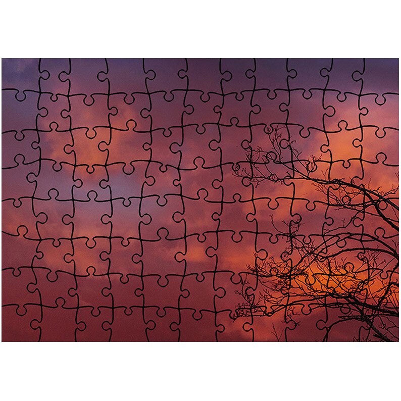 Puzzle Heartwork 96 piese, Nori la apus, toamna, Latime 40,5 cm x Inaltime 28,7 cm
