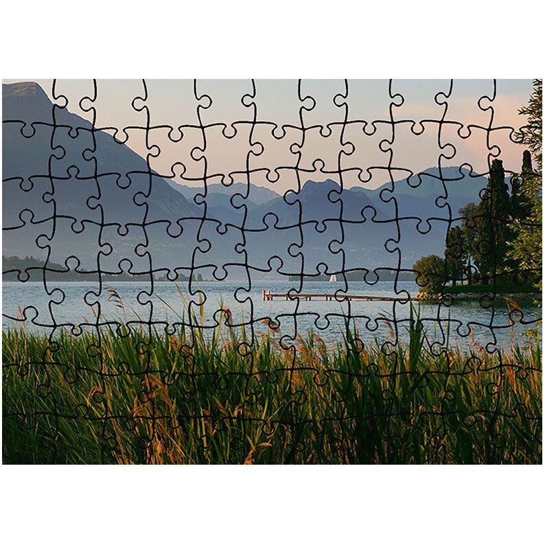 Puzzle Heartwork 96 piese, Stufaris, toamna, Latime 40,5 cm x Inaltime 28,7 cm