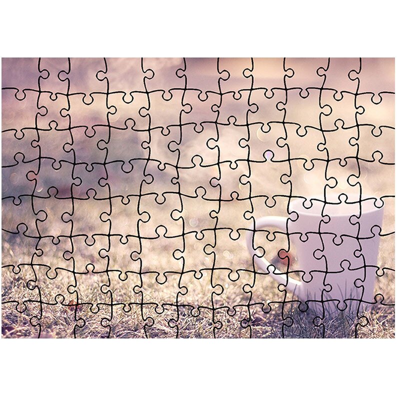 Puzzle Heartwork 96 piese, Ritualul diminetii, toamna, Latime 40,5 cm x Inaltime 28,7 cm