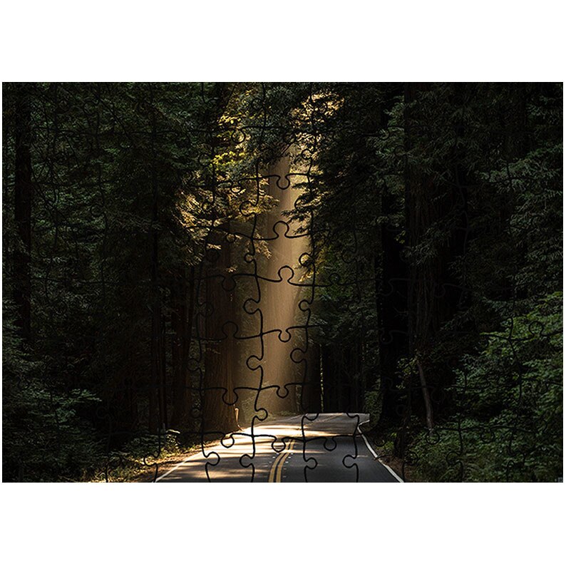 Puzzle Heartwork 96 piese, Luminis, toamna, Latime 40,5 cm x Inaltime 28,7 cm