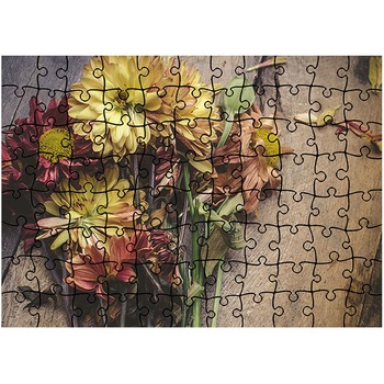 Puzzle Heartwork 96 piese, Buchet de crizanteme, toamna, Latime 40,5 cm x Inaltime 28,7 cm Puzzle Heartwork 96 piese, Buchet de crizanteme, toamna, Latime 40,5 cm x Inaltime 28,7 cm