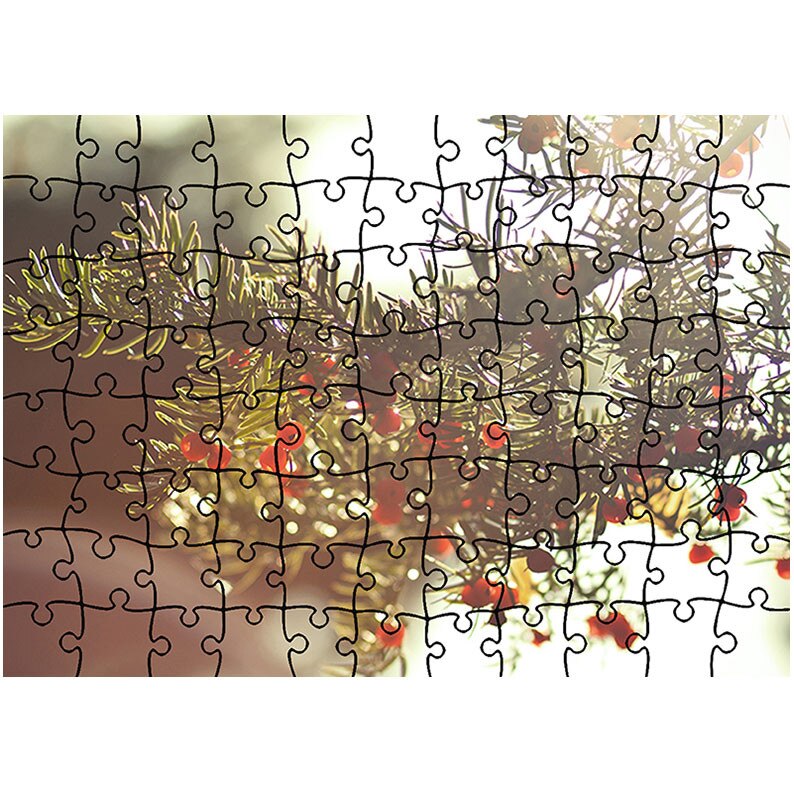 Puzzle Heartwork 96 piese, Fruncte de conifere, toamna, Latime 40,5 cm x Inaltime 28,7 cm