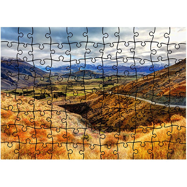 Puzzle Heartwork 96 piese, Vale intinsa, toamna, Latime 40,5 cm x Inaltime 28,7 cm