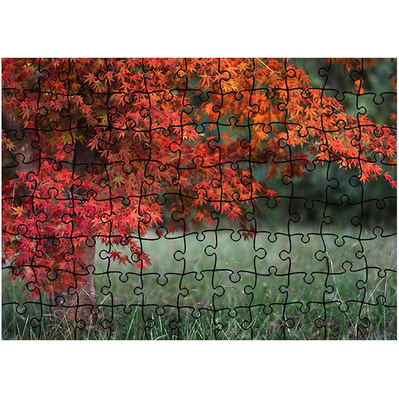 Puzzle Heartwork 96 piese, Aproape de pamant, toamna, Latime 40,5 cm x Inaltime 28,7 cm