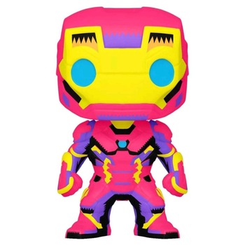Figurina Funko Pop Black Light Iron Man Figurina Funko Pop Black Light Iron Man