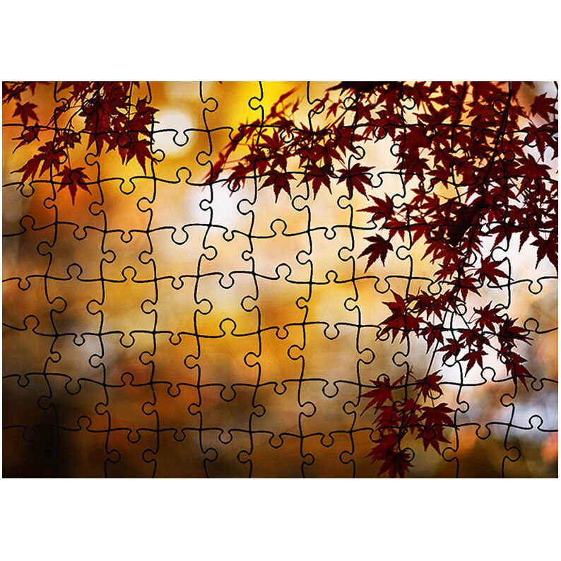 Puzzle Heartwork 96 piese, Frunze numeroase, toamna, Latime 40,5 cm x Inaltime 28,7 cm