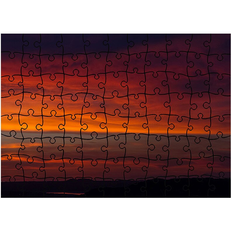 Puzzle Heartwork 96 piese, Culori puternice la apus, toamna, Latime 40,5 cm x Inaltime 28,7 cm