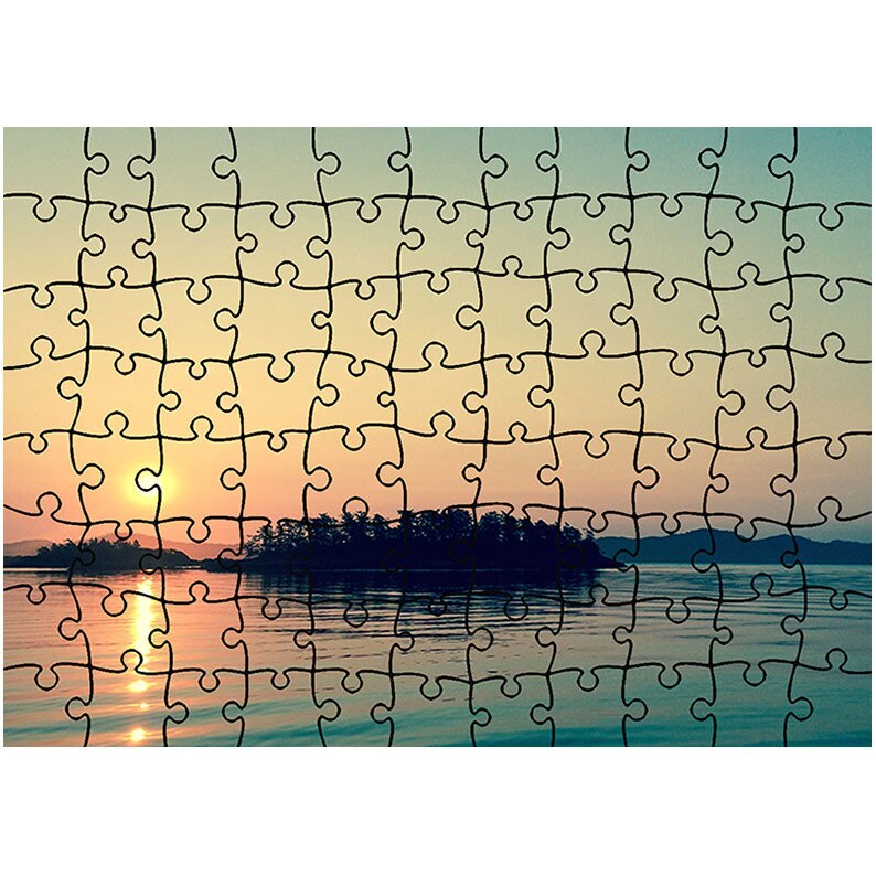 Puzzle Heartwork 96 piese, Plimbare cu barca, toamna, Latime 40,5 cm x Inaltime 28,7 cm