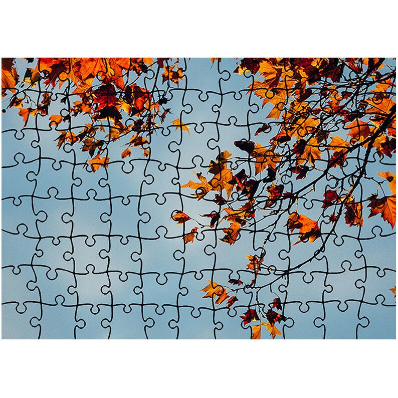 Puzzle Heartwork 96 piese, Ramuri spre cer, toamna, Latime 40,5 cm x Inaltime 28,7 cm