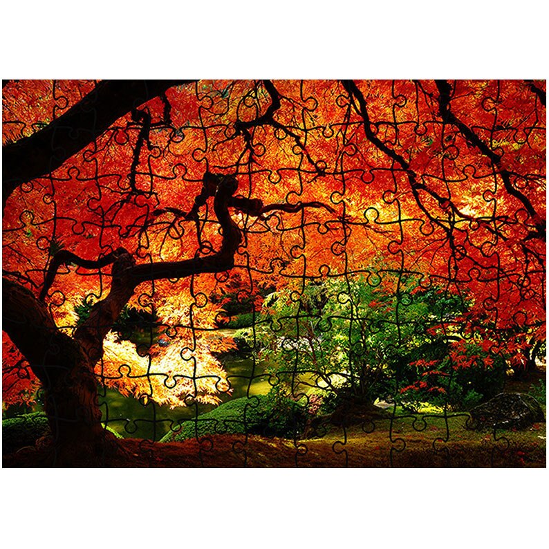 Puzzle Heartwork 96 piese, Ramuri din copacul vietii, toamna, Latime 40,5 cm x Inaltime 28,7 cm