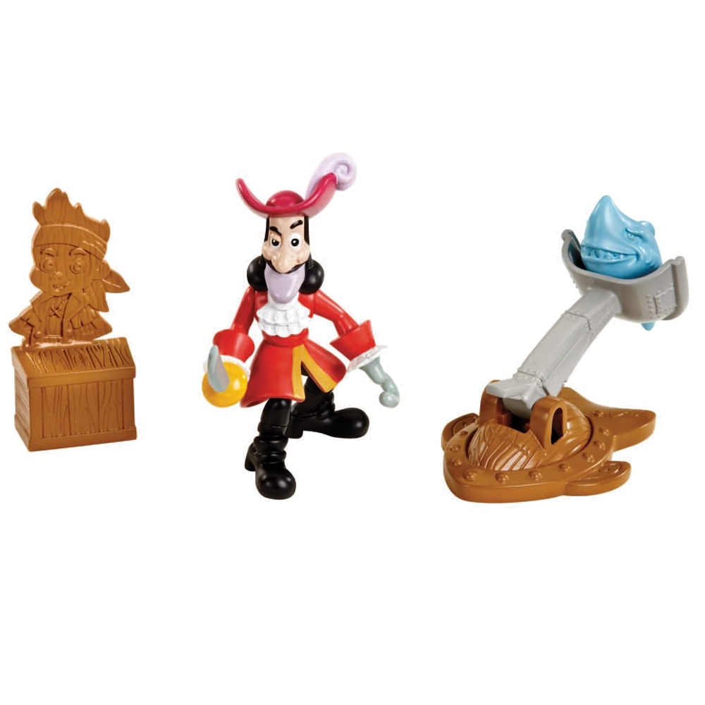 Set Figurine Captain Jake The Neverland Pirates Hook’s Shark Slinger, Cbf45, 3 Bucati