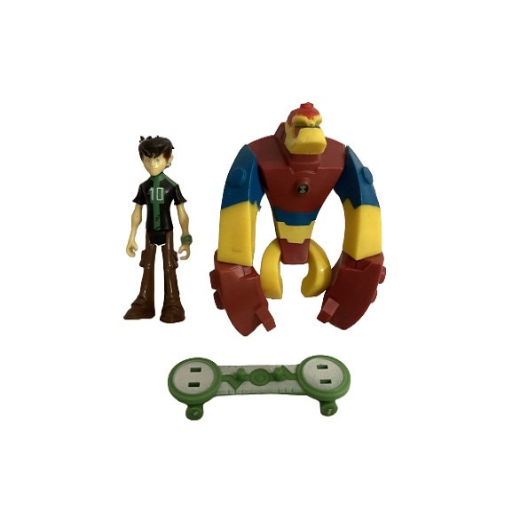 Set 2 figurine tip Ben 10 cu skateboard ,multicolor H 9 cm