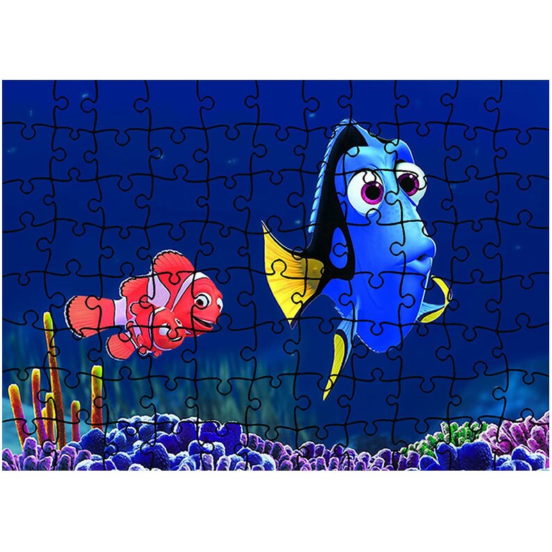 Puzzle Heartwork 96 piese, Finding Dory, animatii, Latime 40,5 cm x Inaltime 28,7 cm